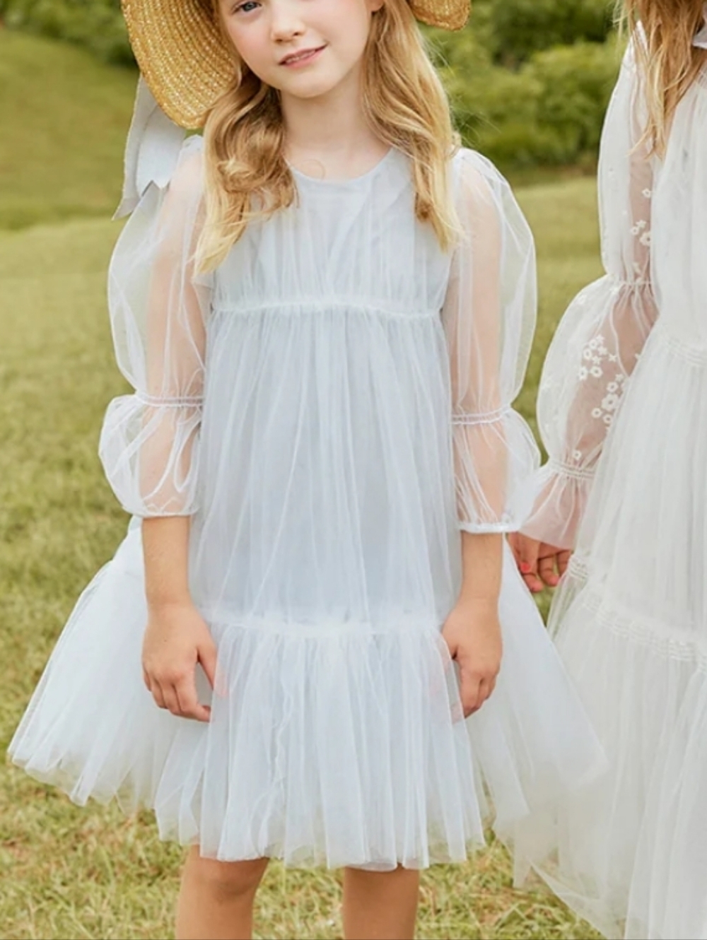 Alice Girls' Blue Tulle Party Dress